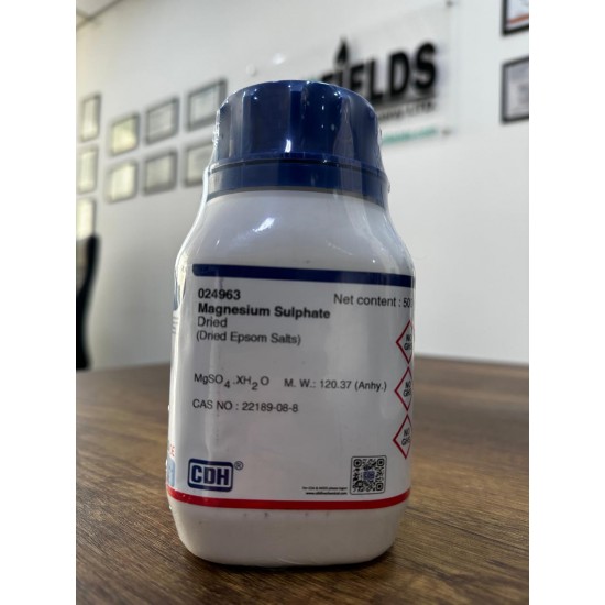 Magnesium Sulphate Dried 62-70.0% (500 gm) CDH