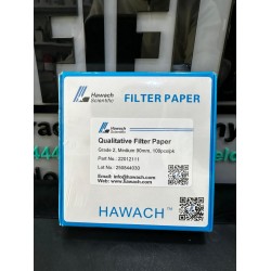 Hawach Scientific Grade 2 Qualitative Filter Paper in a 90 mm diameter 100 pieces per pack