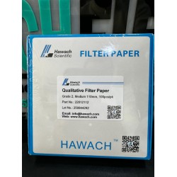 Hawach Scientific Qualitative Filter Paper  Grade 2 (Medium Retention) 110 mm 100 pieces per pack