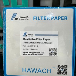 Hawach Scientific Qualitative Filter Paper  Grade 2 (Medium Retention) 110 mm 100 pieces per pack