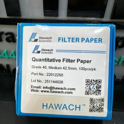 Hawach Quantitative Filter Paper (Grade 40) (Medium) Diameter 42.5 mm 100 Pieces per pack