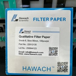 Hawach Scientific Grade 6 Qualitative Filter Paper. (Slow / Fine Retention) 90 mm 100 pieces per pack
