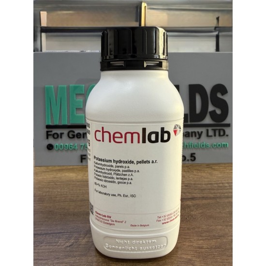 Potassium Hydroxide Pellets AR (KOH) 1Kg - CL00.1135.1000 ChemLab
