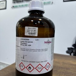 Acetic acid glacial Lab grade for analysis 2.5 Lt., purity 99.0 Scharlau AC03422500