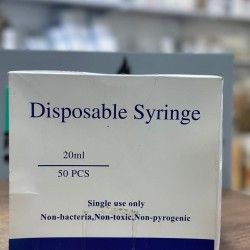 Syringe, plastic 20ml, (pack of 50)