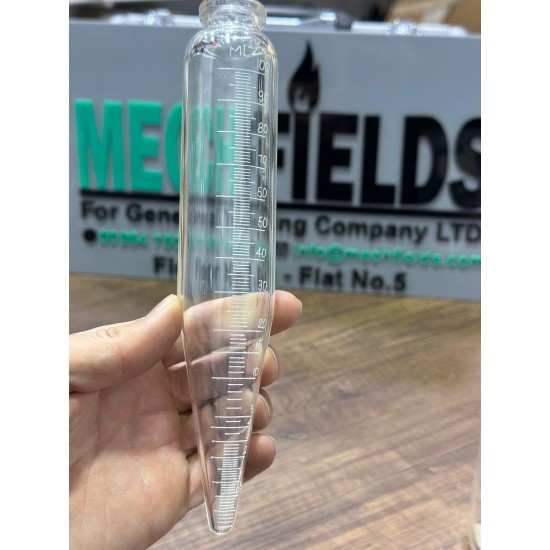 Centrifuge Tube, Long Cone, 100 mL, 8”, marked in mL every 1mL