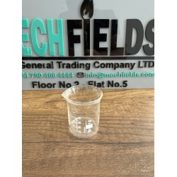 Beaker, 50ml, Low Form Graduated Measuring with Spout - 3.3 Borosilicate Glass - China