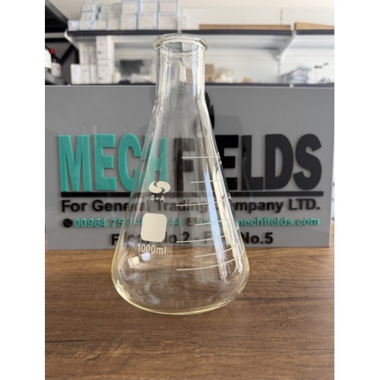Conical flask 1000ml, 3.3 Borosilicate Glass - China