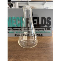 Conical flask 500ml, 3.3 Borosilicate Glass - Glassco - India