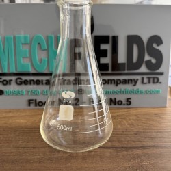 Conical flask 500ml, 3.3 Borosilicate Glass - Glassco - India