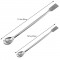 Spatula and Spoon, stainless steel, for Lab Sampling, Mixing, Size: Large