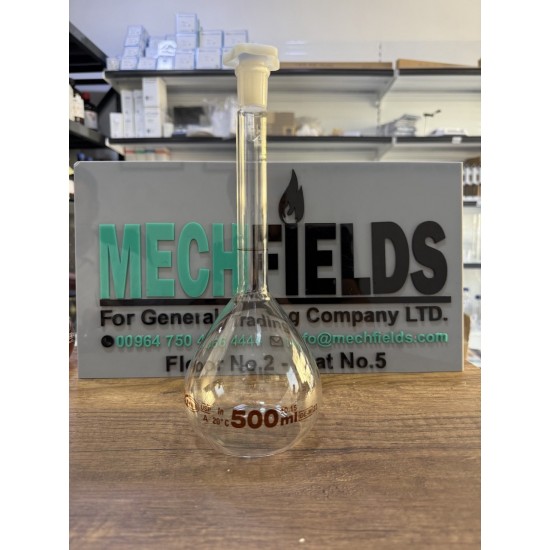 Volumetric flask 500ml - Glassco India