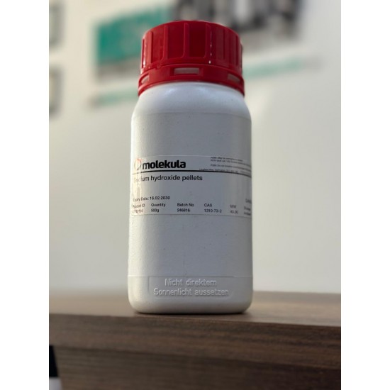 Sodium hydroxide Pellets, 500g - Molekula