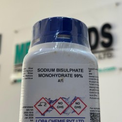 Sodium Bisulphate Momohydrate 99% AR, 500g Loba Chemie