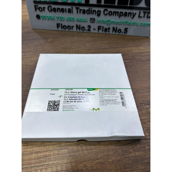 TLC aluminum sheets, Silica gel 60 F₂₅₄, 25 units Merck