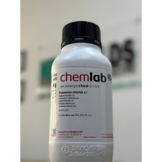 Potassium Chloride a.r 1kg CL00.1133.1000 Chem-Lab