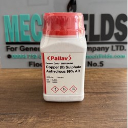 Copper (II) sulfate Anhydrous 99% AR (CuSO4), 500g - Pallav