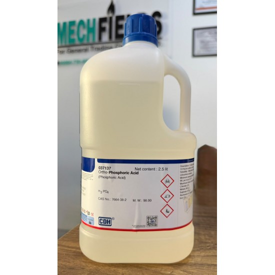 Phosphoric acid 85% (H3PO4), 2.5Lt - CDH