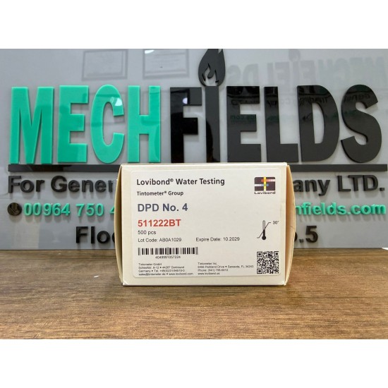 DPD No. 4 Water Testing 250 pcs Lovibond