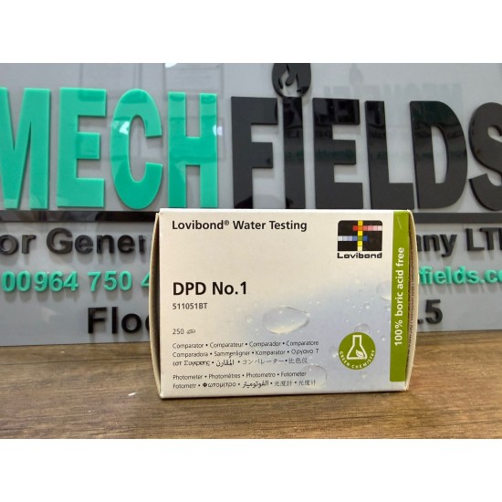 DPD No. 1 Water Testing 250 pcs Lovibond