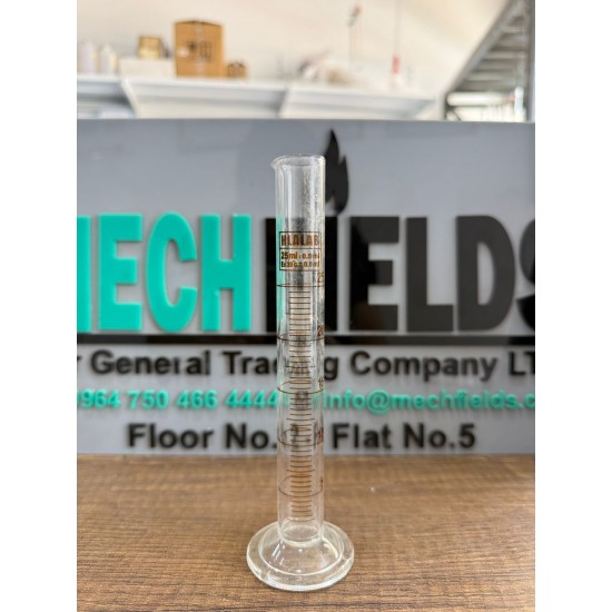Cylinder 25ml, 3.3 Borosilicate Glass - China