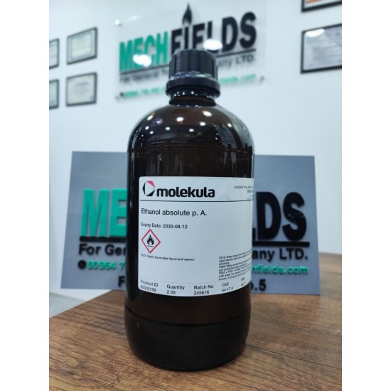 Ethanol absolute ≥99.9% (64-17-5) Product ID: 90037748, 2.5Lt. - Molekula