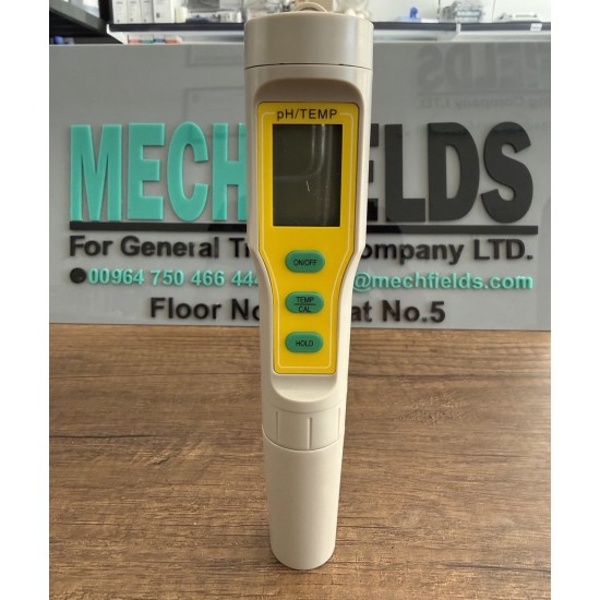 P-3 pH Meter: Range 0.00-14.00 pH, Temperature 0.1-60.0 C, Resolution 0.01 pH, Accuracy plus minus 0.01 pH, automatic calibration, automatic temperature compensation, Joan Lab.