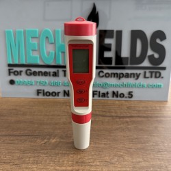 4-in-1 pH TDS EC Temp Multi Meter: Range pH 0.00-14.00, EC 0-19990 us per cm and 0-19.9 ms per cm, TDS 0-19990 ppm, temperature 0 C to 50 C, Joan Lab.
