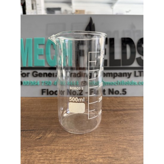 High Form Beaker 500 mL, Boro 3.3 Material, Joan Lab.