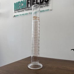 Measuring Cylinder with Round Base 250 mL, Boro 3.3 Material, Joan Lab.