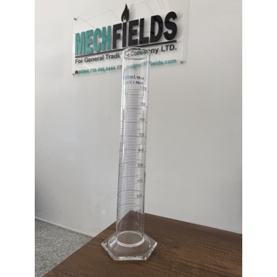 Measuring Cylinder with Round Base 1000 mL, Boro 3.3 Material, Joan Lab.