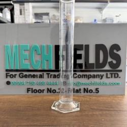 Measuring Cylinder with Glass Hexagonal Base 100 ML, Boro 3.3 Material, Joan Lab.