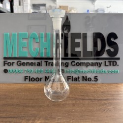 Volumetric Flask 100 mL, White Color, Boro 3.3 Material, Joan Lab.