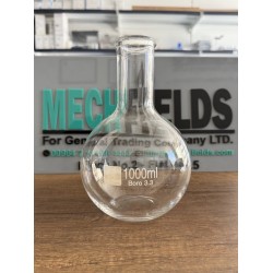 Flat Bottom Flask 1000 mL, Boro 3.3 Material, Joan Lab.