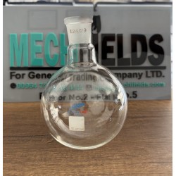Round Bottom Flask 500 mL, Boro 3.3 Material, Joan Lab.