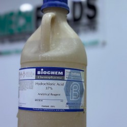 Hydrochloric acid (HCl), 37%, 2.5 Lt. Biochem