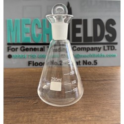 Iodine Flask with Stopper 250 mL, Boro 3.3 Material, Joan Lab.