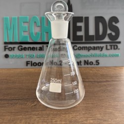 Iodine Flask with Stopper 250 mL, Boro 3.3 Material, Joan Lab.