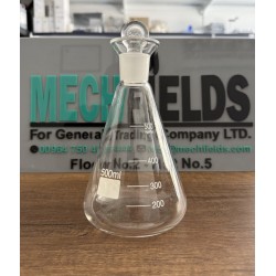 Iodine Flask with Stopper 500 mL, Boro 3.3 Material, Joan Lab.