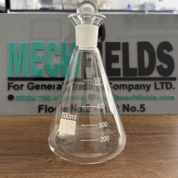 Iodine Flask with Stopper 500 mL, Boro 3.3 Material, Joan Lab.