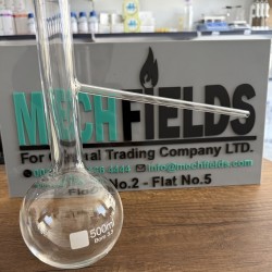 Distillation Flask 500 mL, Boro 3.3 Material,1131 Joan Lab.