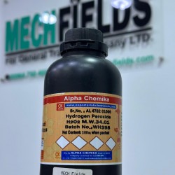 Hydrogen Peroxide H2O2, MW. 34.01, 500ml ALPHA CHEMIKA