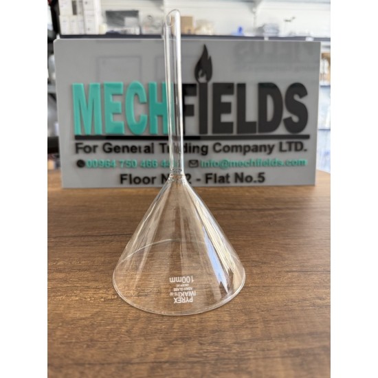 Funnel 100 mm, Boro 3.3 Glass Material, Joan Lab.