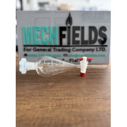 Separating Funnel with PTFE Stopcock, Graduated, 125 mL, Boro 3.3 Material, Joan Lab.