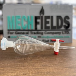 Separating Funnel with PTFE Stopcock, Graduated, 250 mL, Boro 3.3 Material, Joan Lab.