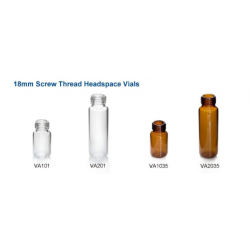 Vial 20mL Amber Precision Screw Headspace Vial, Round Bottom, 22.5*75mm,