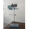 Stand Support Set, stainless steel, Lab Stand and Clamp with Steel Support Ring, 4 Piece Set