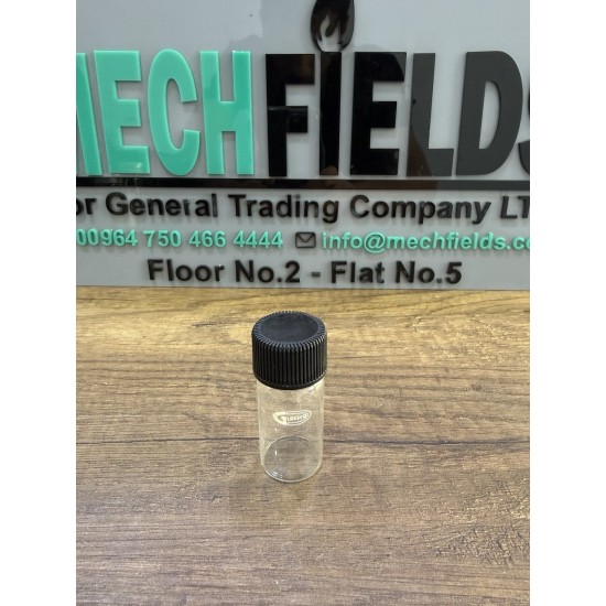 Sample Cell Tube, Glass (20ml) Black Cup