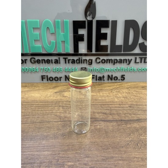 Sample Cell Tube, Glass (60ml) Gold Cup