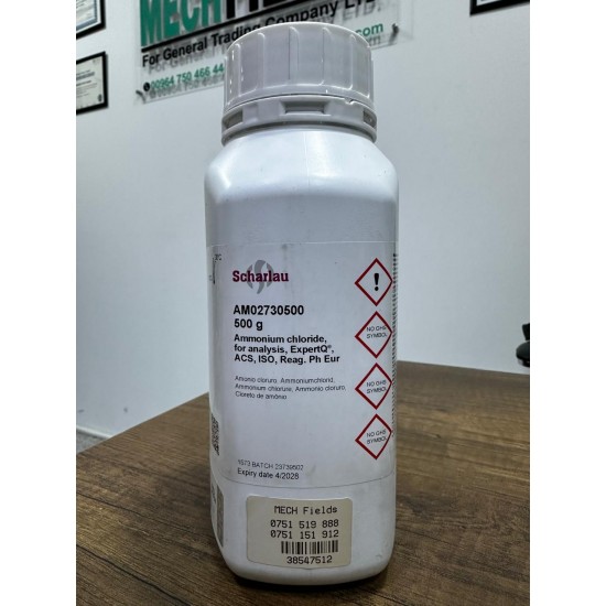 Ammonium Chloride NH4Cl, 500 g Scharlau Code: AM02730500